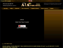 Tablet Screenshot of hotelatapark.com